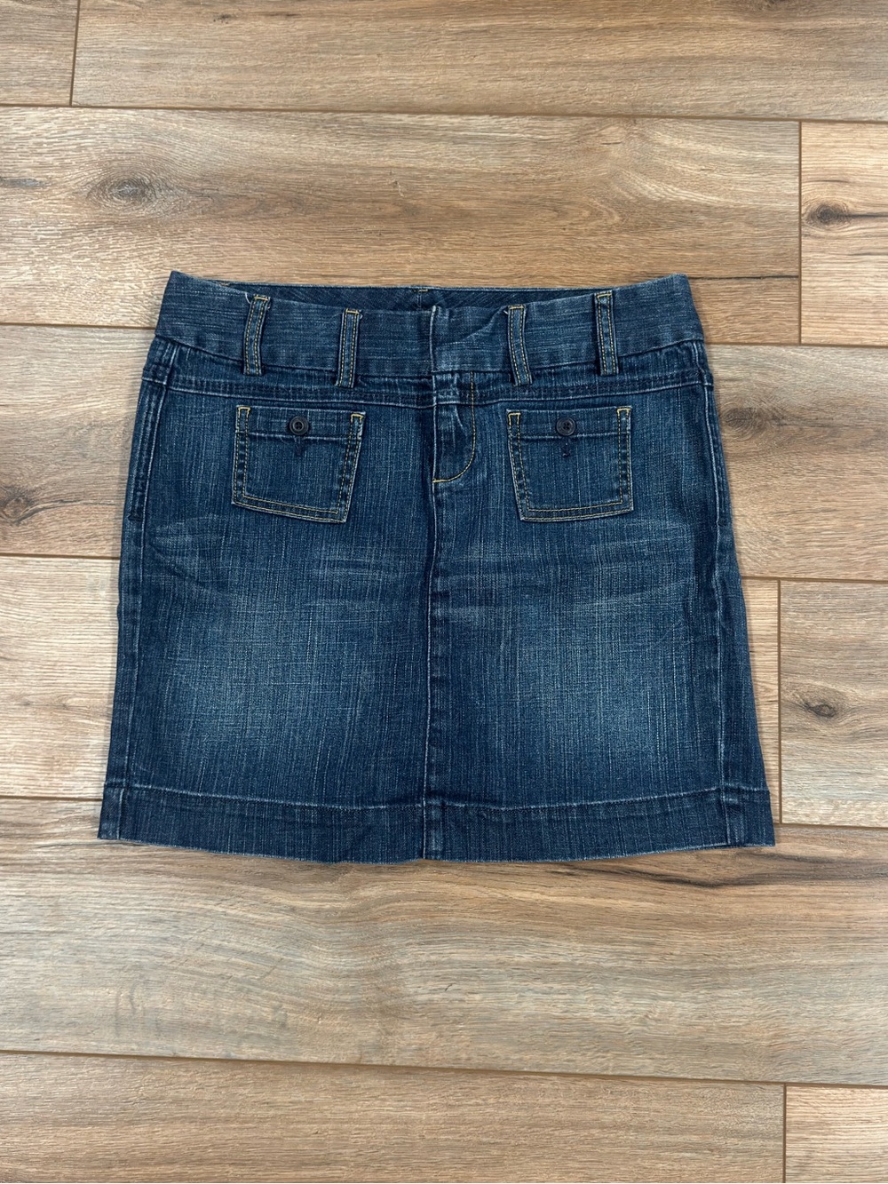 TOMMY HILFIGER Vintage 2008 Y2k Low-rise Cotton Denim Mini Skirt | Size 6